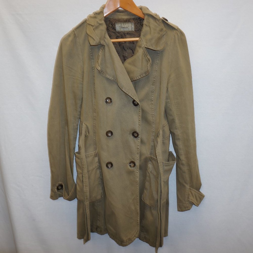 SANCTUARY SURPLUS Army Green Military Trench Coat